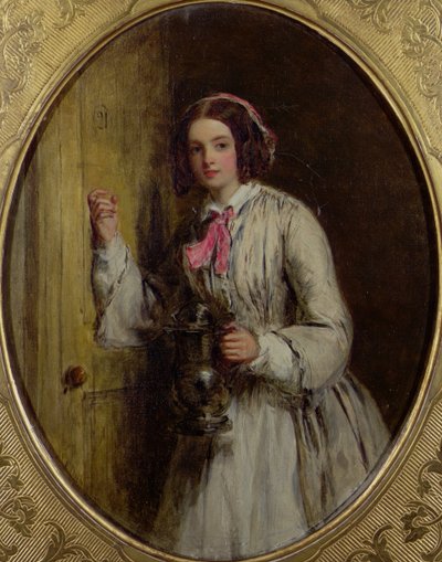 A Maid with a Flagon, 1858 by William Powell Frith